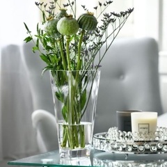 Bình hoa pha lê CASUAL cao 27cm Ba Lan Krosno – 862200