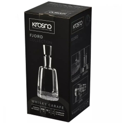 Bộ bình ly cốc rượu FJORD 1 Bình rượu 950ml + 6 cốc 300ml Ba Lan Krosno-786575