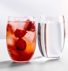 Bộ ly, cốc thủy tinh 6 chiếc bầu cao 370ml BLENDED Ba Lan Krosno-831923