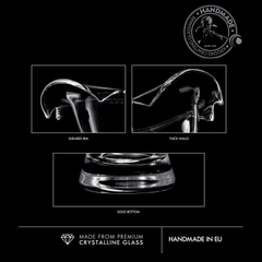 Bình hoa pha lê WAVE cao 27cm Ba Lan Krosno – 788531