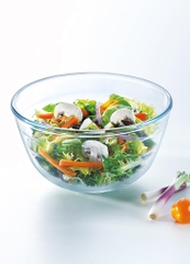 Âu, bát trộn salad 21cm thủy tinh chịu nhiệt sản xuất tại Pháp Arcuisine H-3764