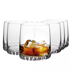 Bộ 6 cốc pha lê uống rượu mạnh whisky FJORD 300ml Ba Lan Krosno-877013