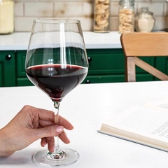 Bộ 6 ly vang đỏ pha lê Burgundy 860ml Ba Lan Krosno-787442