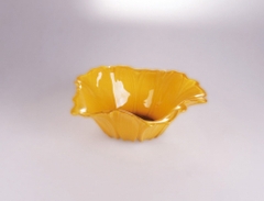 Bát thủy tinh màu vàng thả hoa, đựng hoa quả Walther-Glas: Susanna Sunflower-1202055