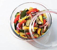 Âu thủy tinh vi sóng, lò nướng 750ml Pháp Arcuisine 21.5×16.5×8cm – 10288