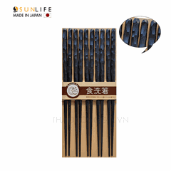 Vỉ 5 đôi đũa nhựa 23cm Nhật Bản Sunlife-316849