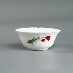Bát ăn cơm 12,5cm sứ thủy tinh Rak Glass – Tulip – K0721
