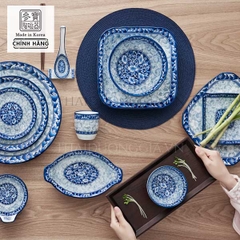 Bát ăn cơm cao 11,5cm sứ hoa văn cao cấp Hàn Quốc Sambo MD-019