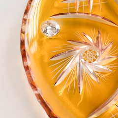 Đĩa pha lê không chì các màu bé 18cm Ba Lan Irena – Pinwheel