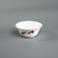 Bộ 6 bát ăn cơm 12,5cm sứ thủy tinh Rak Glass – Tulip – K0721