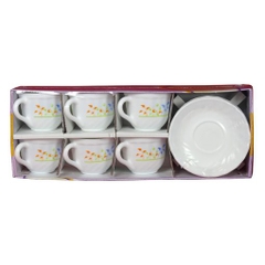 Bộ 6 tách 160ml Sứ thủy tinh Rak Glass – Fresh Leaves-K4700