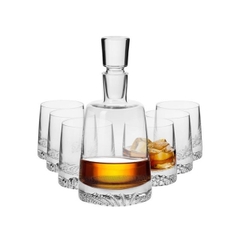 Bộ bình ly cốc rượu FJORD 1 Bình rượu 950ml + 6 cốc 300ml Ba Lan Krosno-786575