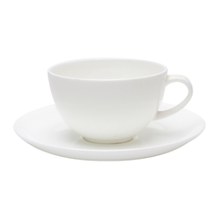 Bộ ấm tách trà Đèn Thần trắng cỡ to (ấm 1,3L+ tách 220ml) sứ xương Hàn Quốc Haengnam 98104