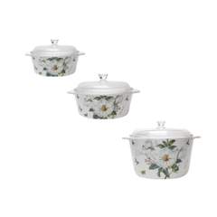 Nồi sứ thủy tinh Luminarc - Mộc Lan Trắng