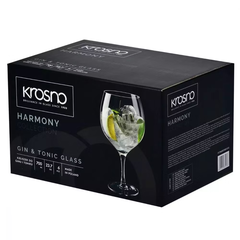 Bộ 6 ly gin pha tonic pha lê không chì 700ml Harmony Ba Lan Krosno - 831978