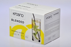 Bộ ly, cốc thủy tinh 6 chiếc cao cấp dáng cao cao 350ml Ba Lan Krosno-786124