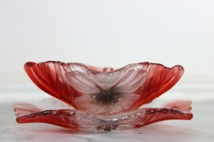 Bát thủy tinh màu đỏ thả hoa, đựng hoa quả Walther-Glas: Miranda Satin Red Black