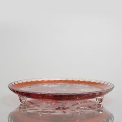 Đĩa pha lê không chì các màu bé 18cm Ba Lan Irena – Pinwheel