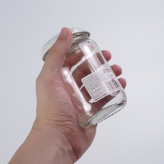 Lọ đựng gia vị, đồ khô thủy tinh nắp hợp kim chống gỉ 280ml Nhật Bản Aderia