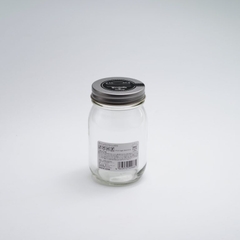 Lọ đựng gia vị, đồ khô thủy tinh nắp hợp kim chống gỉ 450ml Nhật Bản Aderia