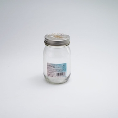 Lọ đựng gia vị, đồ khô thủy tinh nắp hợp kim chống gỉ 450ml Nhật Bản Aderia