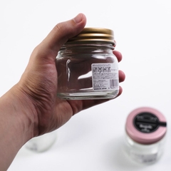 Lọ đựng gia vị, đồ khô thủy tinh nắp hợp kim chống gỉ 200ml Nhật Bản Aderia