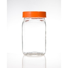 Lọ đựng 750ml, 1000ml thủy tinh chữ nhật Hàn Quốc The Glass