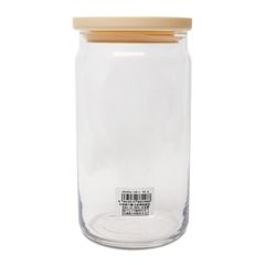 Lọ, hũ thủy tinh 1090ml nắp silicon Nhật Bản Aderia