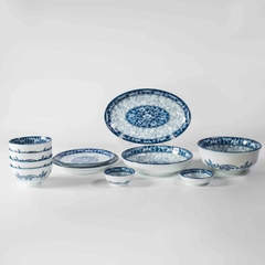 Set mâm 4 người 11 chi tiết sứ cao cấp Hàn Quốc Sambo