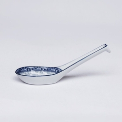 Thìa cơm 15cm sứ hoa văn cao cấp Hàn Quốc Sambo MD-035