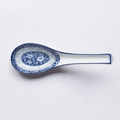 Thìa cơm 15cm sứ hoa văn cao cấp Hàn Quốc Sambo MD-035