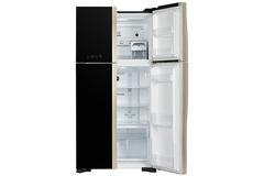 Tủ lạnh Hitachi Inverter 509 lít Multi Door R-FW650PGV8 GBK