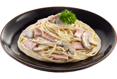 Mỳ Ý Giăm Bông Và Nấm Sốt Kem