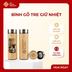 BÌNH GỖ TRE GIỮ NHIỆT