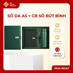 Sổ da - Set Sổ Bút Bình
