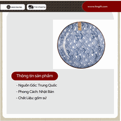 Chén sứ họa tiết