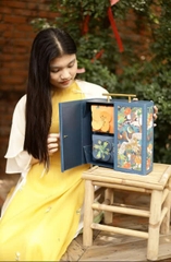 Song Hạc - Set 4 Bánh Trung Thu 3D Với Họa Tiết Nổi Bật