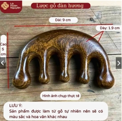 Lược gỗ đàn hương massage