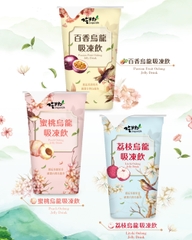 水果烏龍茶吸凍飲9入組
