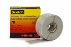 BĂNG ĐIỆN CAO SU SILICONE, TỰ KẾT DÍNH 3M SCOTCH 70, MÀU XANH DATRỜI/XÁM, 1 IN X 30 FT