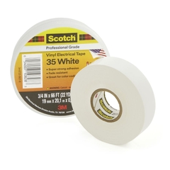 Băng keo điện vinyl 3M Scotch 35 WHITE 3/4 IN X 66 FT