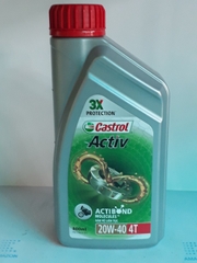 Nhớt Castrol Activ 4T 20w40 - 1Lx24