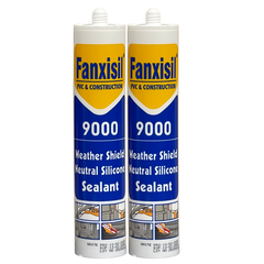 Chất trám silicone -FANXISIL 9000 PLUS - NEUTRAL SEALANT 300ML WHITE