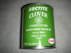 Henkel 39452 LOCTITE CLOVER Gray Grade E / 120 Grit Silicon Carbide Valve Grinding Compound - 453.6 Gram (16 oz) Can