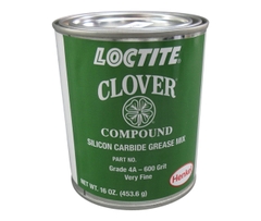 Henkel 39549 LOCTITE CLOVER SC 4A-600 Gray Grade 4A / 600 Grit Silicon Carbide Grease Mix Compound - 453.6 Gram (16 oz) Can