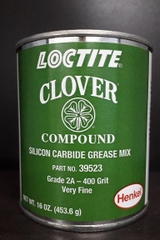 Henkel 39523 LOCTITE Clover Grade 2A- 400 Grit Silicon Carbide Grease Mix - 453.6 Gram (16 oz) Can