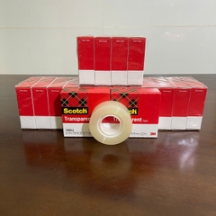 BĂNG KEO 3M SCOTCH TRONG SUỐT 600, 3/4 IN X 36 YD