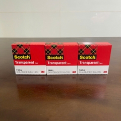 BĂNG KEO 3M SCOTCH TRONG SUỐT 600, 3/4 IN X 36 YD
