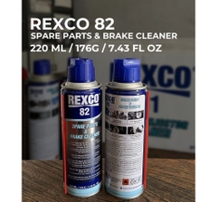 Dung dịch tẩy rửa và làm sạch má phanh - Vệ sinh phụ tùng xe máy, ô tô - máy móc công nghiệp | REXCO 82 SPARE PARTS & BRAKE CLEANER 500 ML / 395 G / 16,9 FL OZ
