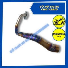 Cổ pô titan cho Vario